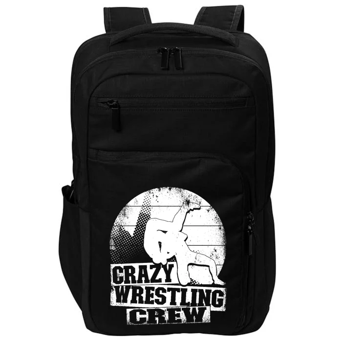 Crazy Wrestling Crew Wrestle Wrestler Impact Tech Backpack