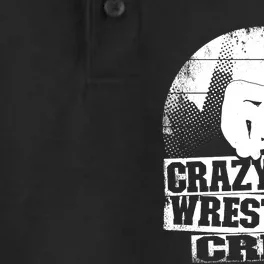 Crazy Wrestling Crew Wrestle Wrestler Dry Zone Grid Performance Polo