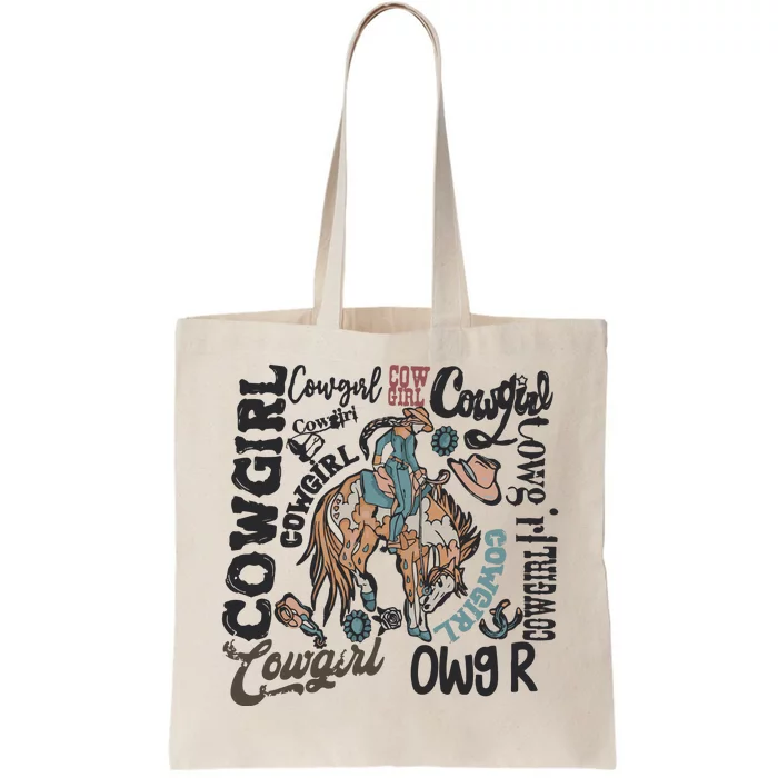 Cowgirls Western Cowboy Tote Bag