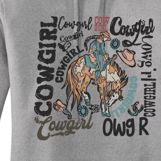 Cowgirls Western Cowboy Women's Pullover Hoodie