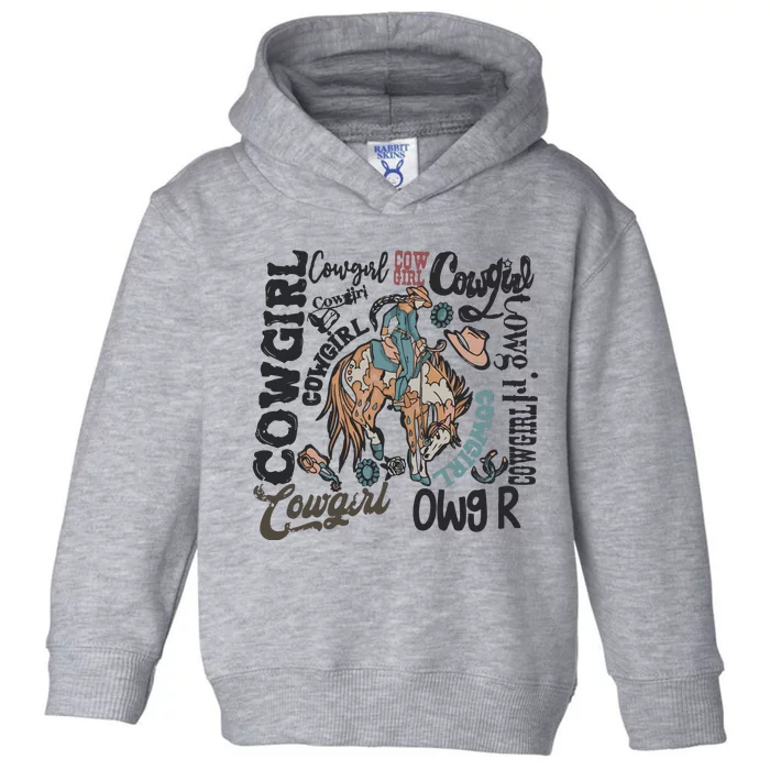 Cowgirls Western Cowboy Toddler Hoodie