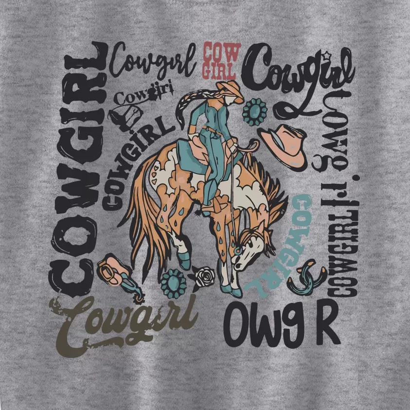 Cowgirls Western Cowboy Kids Sweatshirt