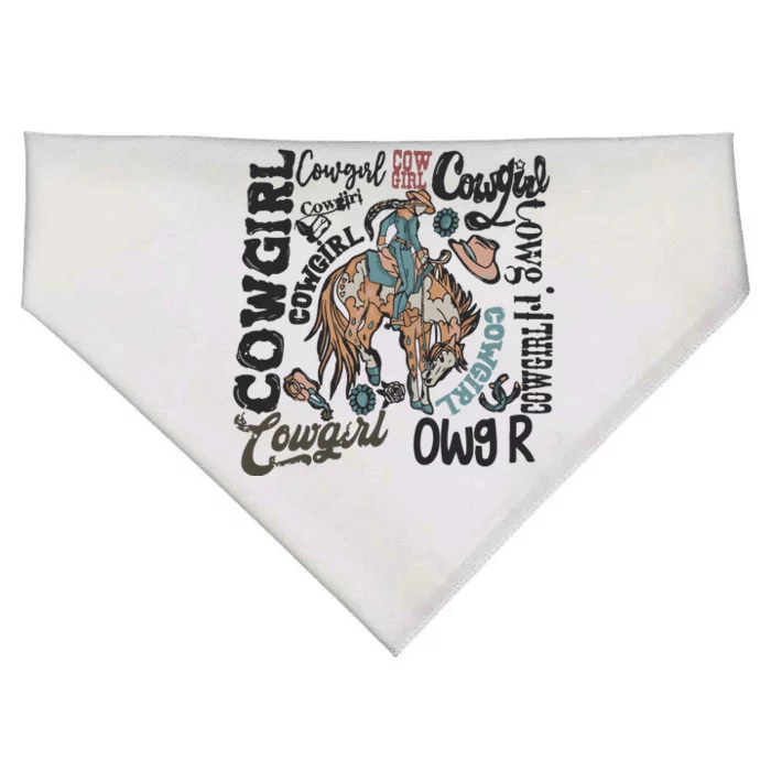 Cowgirls Western Cowboy USA-Made Doggie Bandana