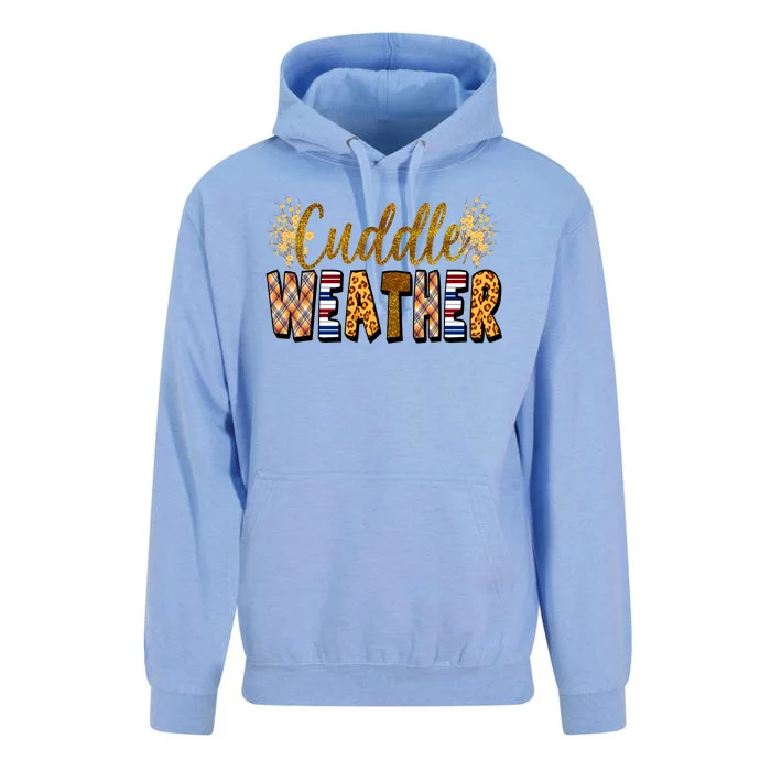 Cuddle Weather Cute Fall Pattern Unisex Surf Hoodie