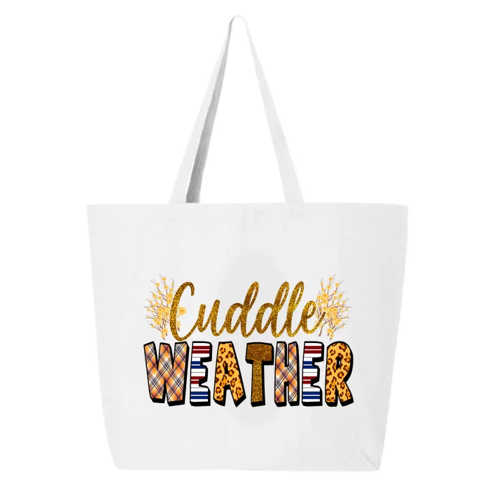 Cuddle Weather Cute Fall Pattern 25L Jumbo Tote