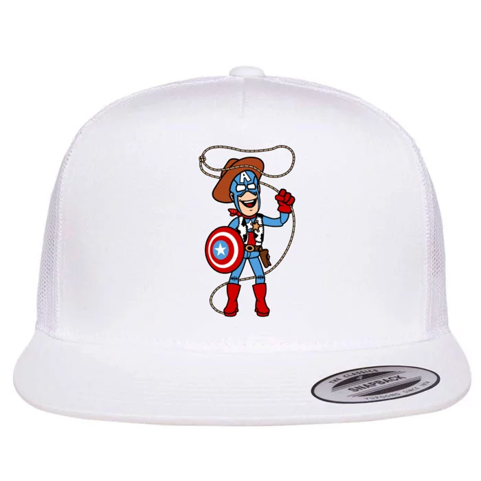 Captain Woody Flat Bill Trucker Hat