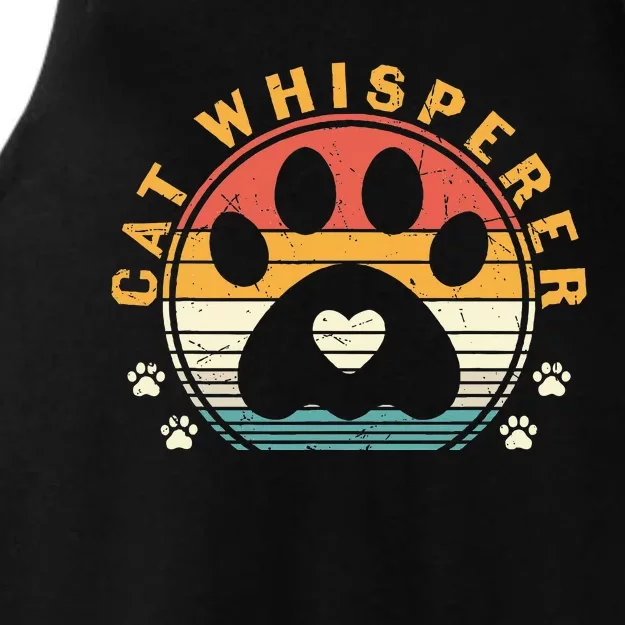 Cat Whisperer Cat Ladies Tri-Blend Wicking Tank