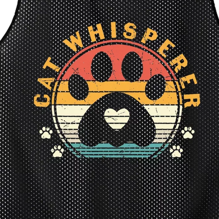 Cat Whisperer Cat Mesh Reversible Basketball Jersey Tank