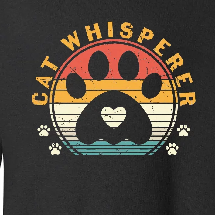 Cat Whisperer Cat Toddler Sweatshirt