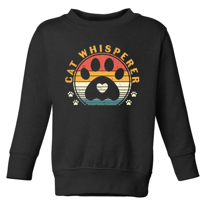 Cat Whisperer Cat Toddler Sweatshirt