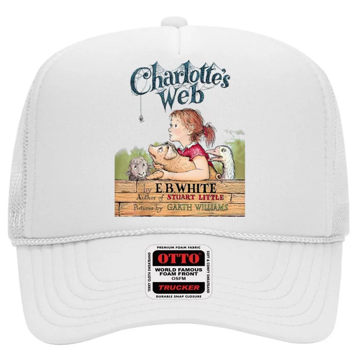 CharlotteS Web High Crown Mesh Trucker Hat