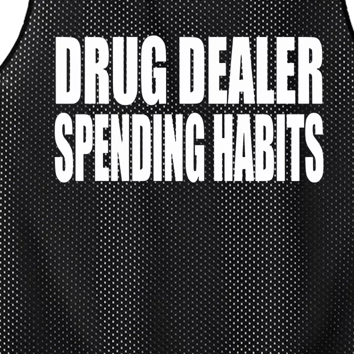 Clubgodzilla Wearing Drug Dealer Spending Habits Mesh Reversible Basketball Jersey Tank