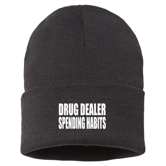 Clubgodzilla Wearing Drug Dealer Spending Habits Sustainable Knit Beanie