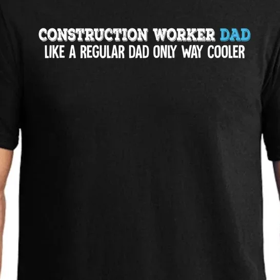 Construction Worker Dad Funny Gift Pajama Set