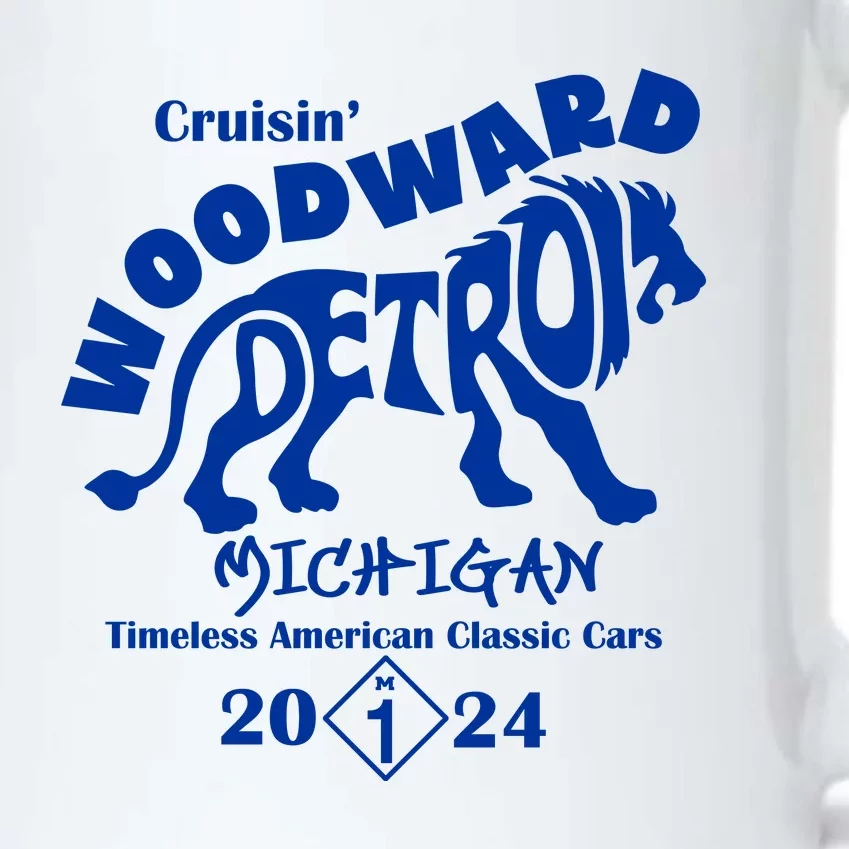 Cruisin Woodward Detroit Michigan Timeless American Classic Cars 2024 M1 Black Color Changing Mug