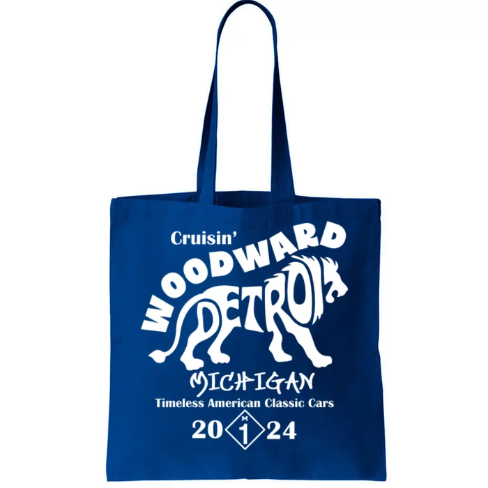 Cruisin Woodward Detroit Michigan Timeless American Classic Cars 2024 M1 Tote Bag