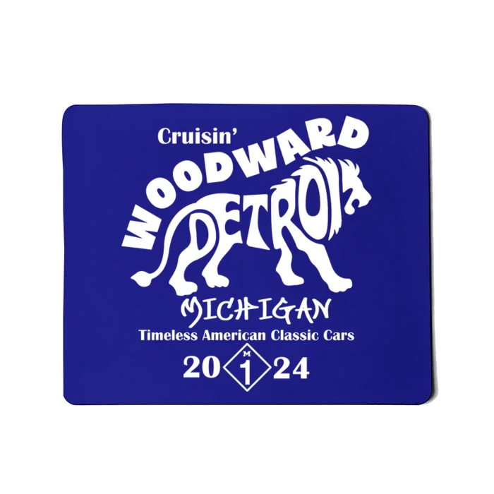 Cruisin Woodward Detroit Michigan Timeless American Classic Cars 2024 M1 Mousepad