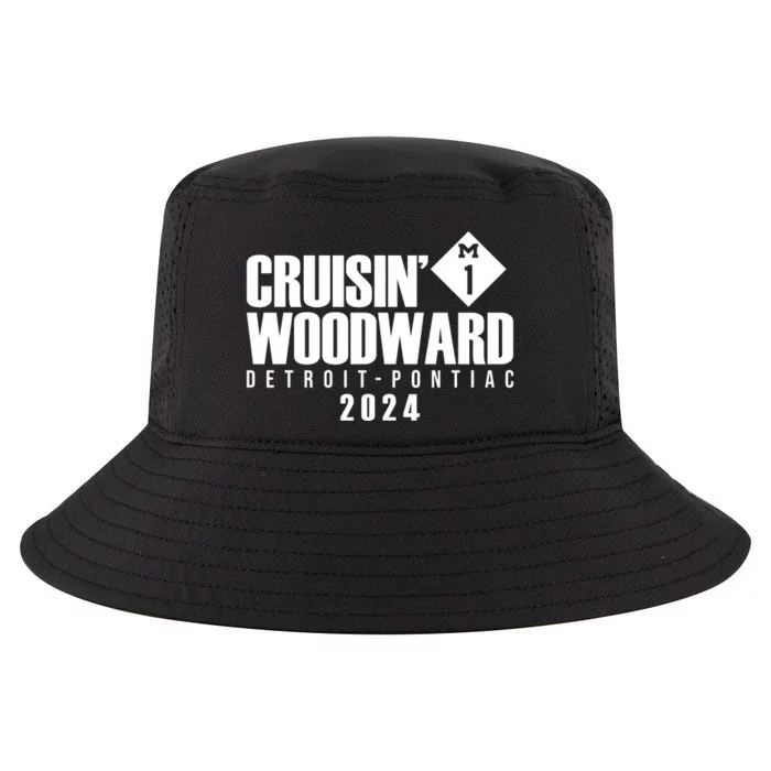 Cruisin Woodward Detroit To Pontiac 2024 M1 Ave Classic Car Cruise Cool Comfort Performance Bucket Hat