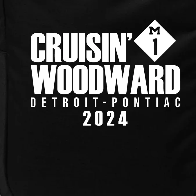 Cruisin Woodward Detroit To Pontiac 2024 M1 Ave Classic Car Cruise Impact Tech Backpack