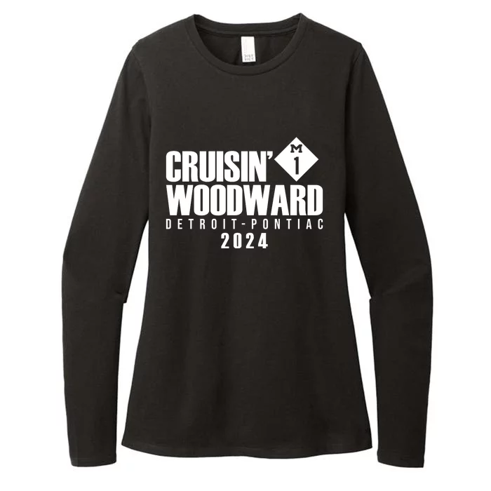 Cruisin Woodward Detroit To Pontiac 2024 M1 Ave Classic Car Cruise Womens CVC Long Sleeve Shirt