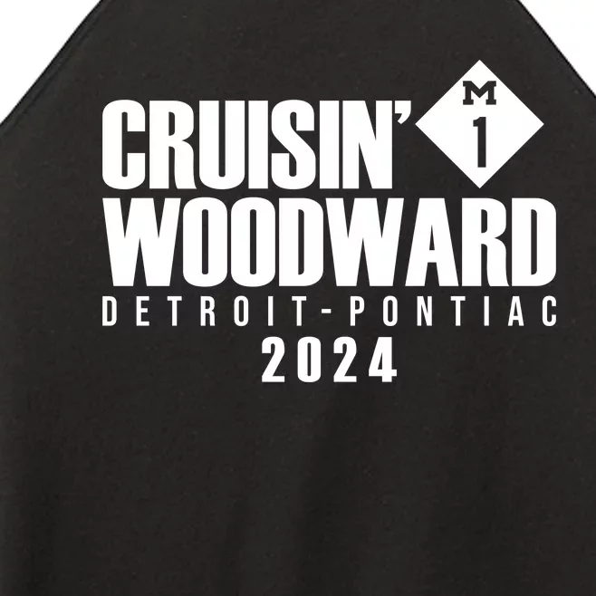 Cruisin Woodward Detroit To Pontiac 2024 M1 Ave Classic Car Cruise Women’s Perfect Tri Rocker Tank