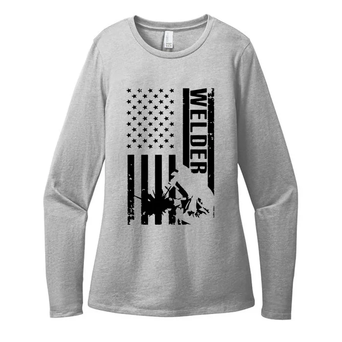 Cool Welder Design For Welder Welding Metalwork Womens CVC Long Sleeve Shirt