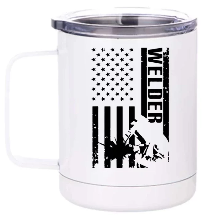 Cool Welder Design For Welder Welding Metalwork Front & Back 12oz Stainless Steel Tumbler Cup