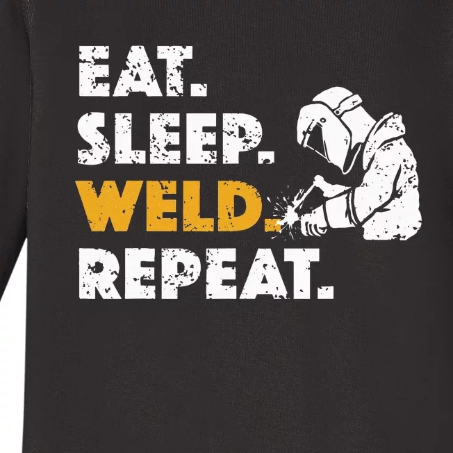 Cool Welding Design For Wo Welder Welding Weld Lover Baby Long Sleeve Bodysuit