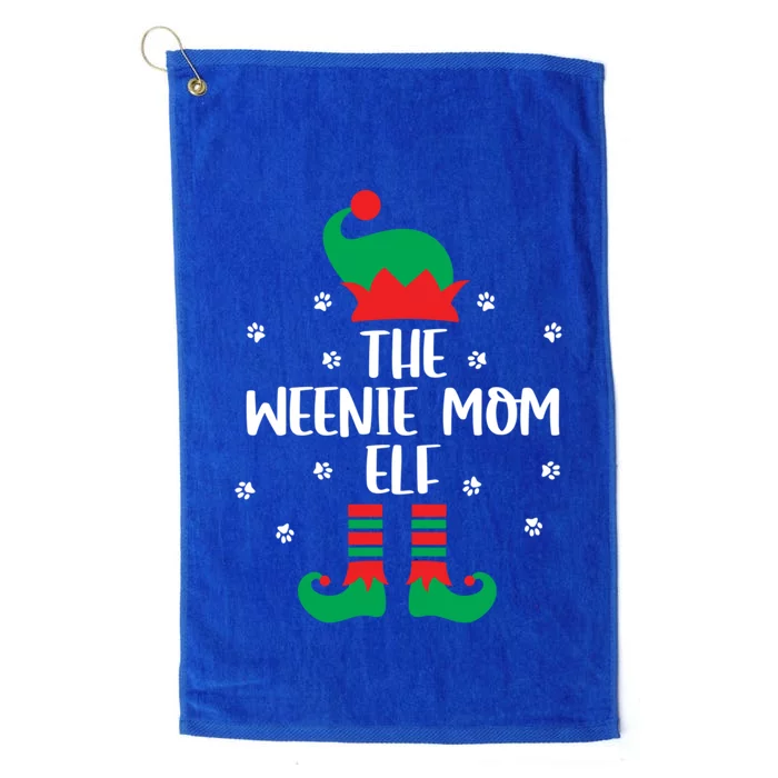 Cute Wiener Dog Mom Doxie Dackel Christmas Dachshund Gift Platinum Collection Golf Towel