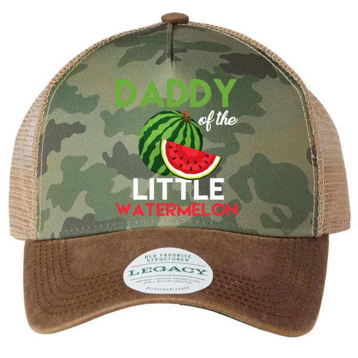 Cute Watermelon Daddy Design Dad For Men Legacy Tie Dye Trucker Hat