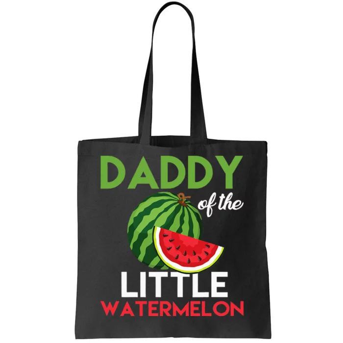 Cute Watermelon Daddy Design Dad For Men Tote Bag