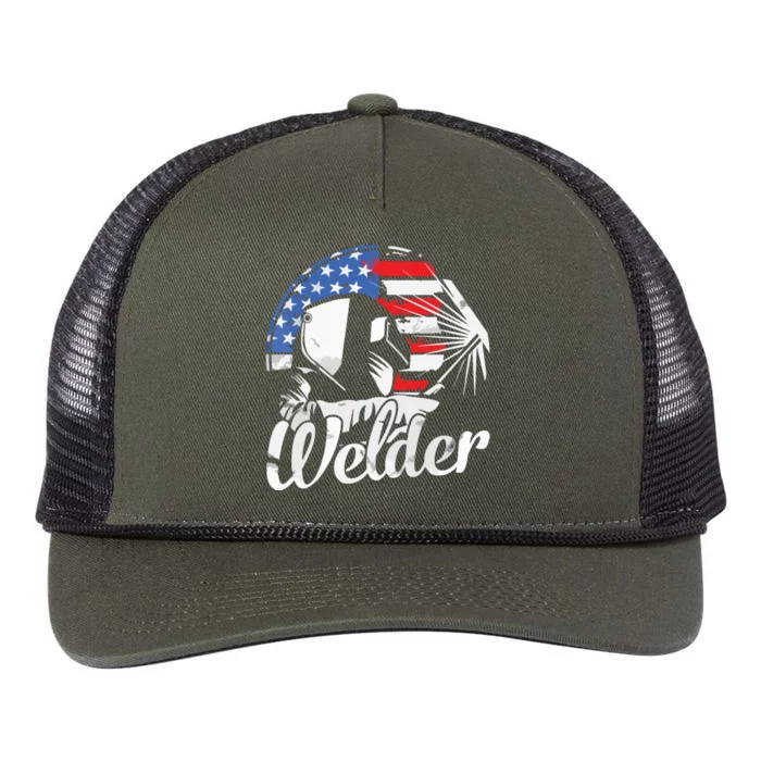 Cool Welder Design For Welding Weld Metal Welder Retro Rope Trucker Hat Cap