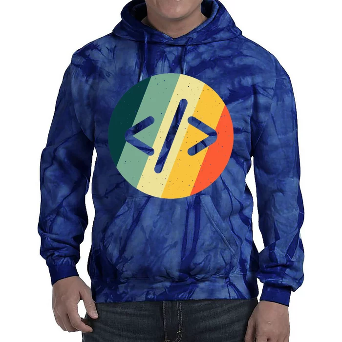 Cool Web Developer Art For HTML Programmer Lovers Tie Dye Hoodie