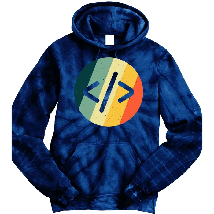 Cool Web Developer Art For HTML Programmer Lovers Tie Dye Hoodie