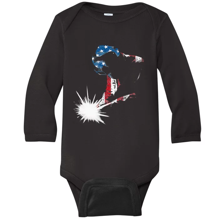 Cool Welder Design For Wo Welding Weld Metal Welder Baby Long Sleeve Bodysuit