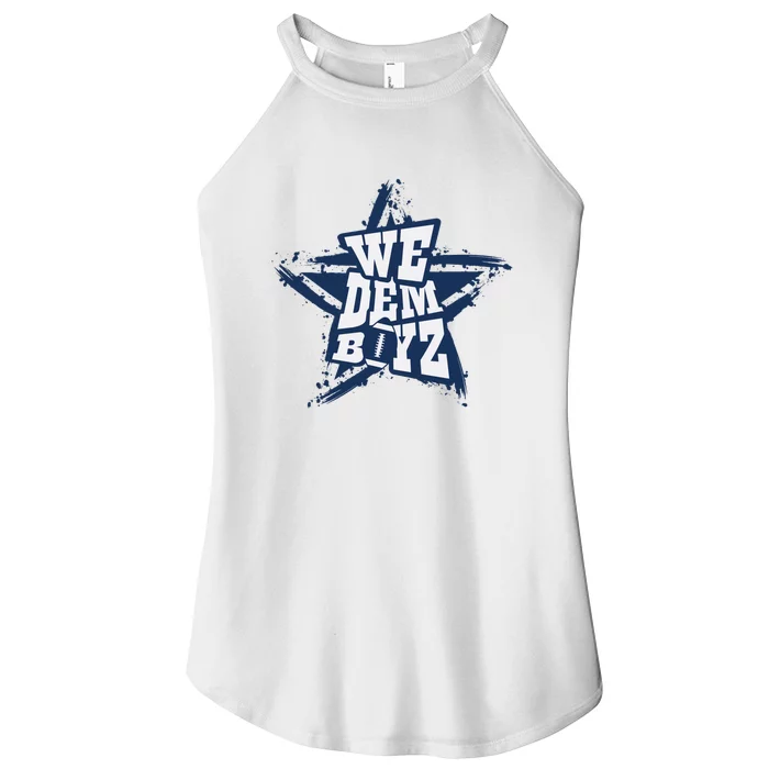 Cowboys We Dem Boyz Grunge Star Women’s Perfect Tri Rocker Tank