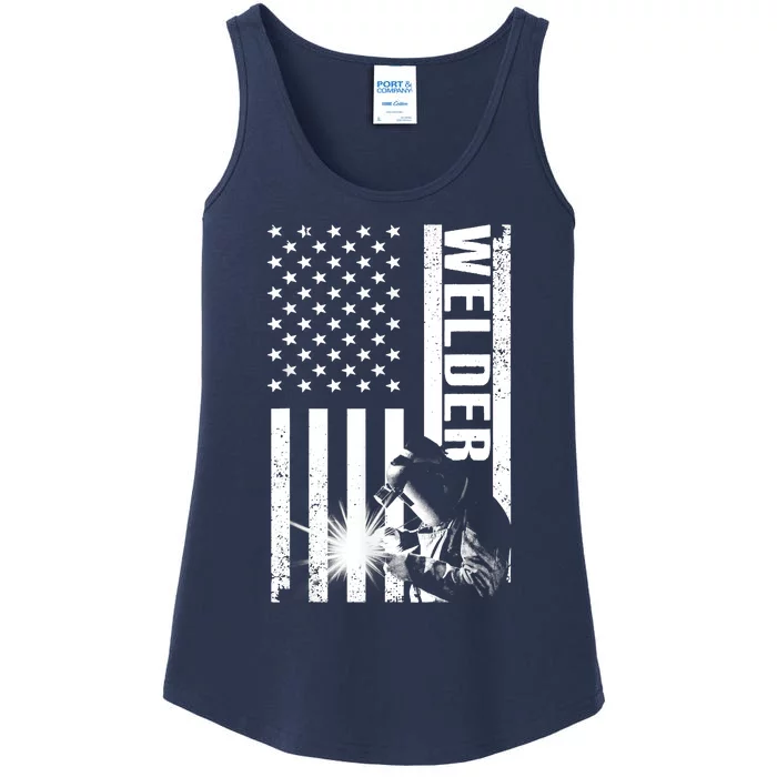 Cool Welder Design Welder Welding Metalwork Ladies Essential Tank