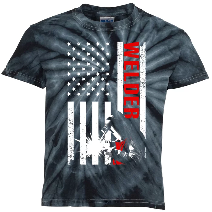 Cool Welder Design Welder Welding Metalwork Kids Tie-Dye T-Shirt