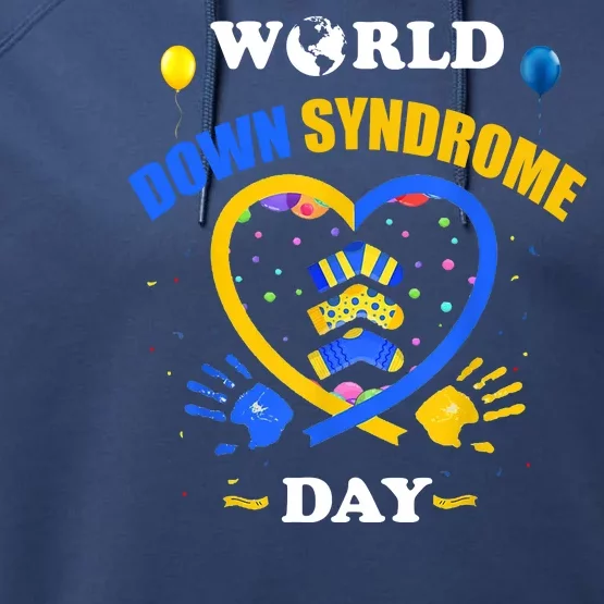 Celebrate World Down Syndrome Day Performance Fleece Hoodie