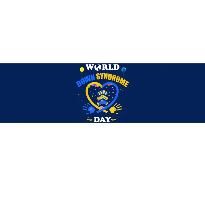 Celebrate World Down Syndrome Day Bumper Sticker