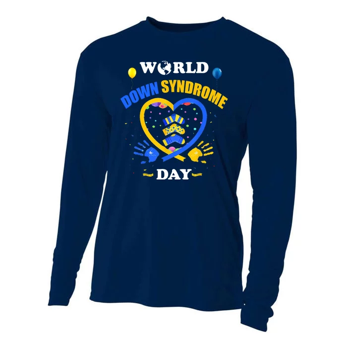 Celebrate World Down Syndrome Day Cooling Performance Long Sleeve Crew