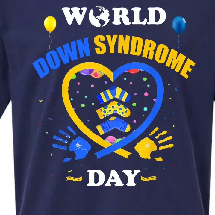 Celebrate World Down Syndrome Day Sueded Cloud Jersey T-Shirt