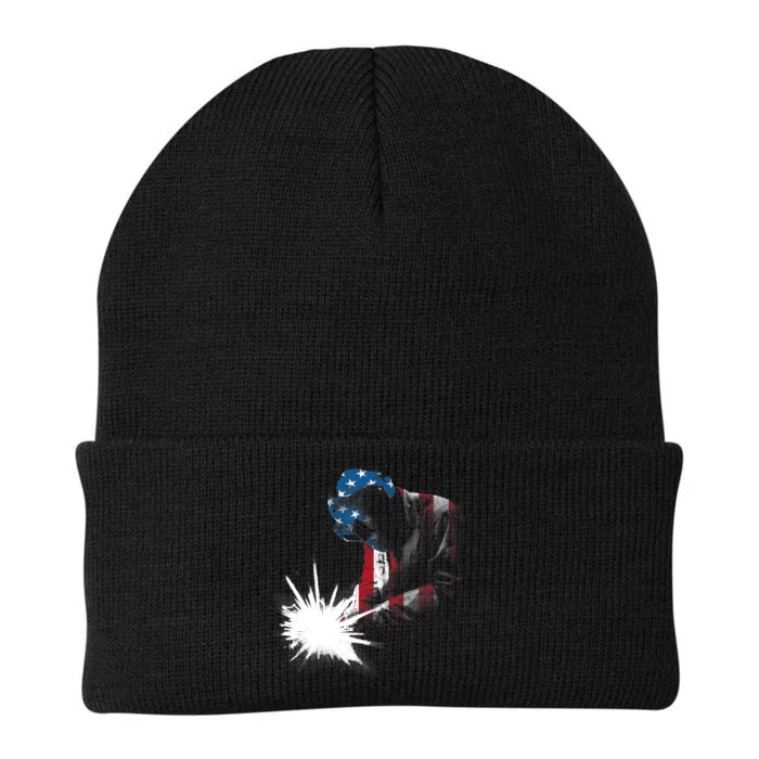 Cool Welder Design Welding Weld Metal Welder Knit Cap Winter Beanie