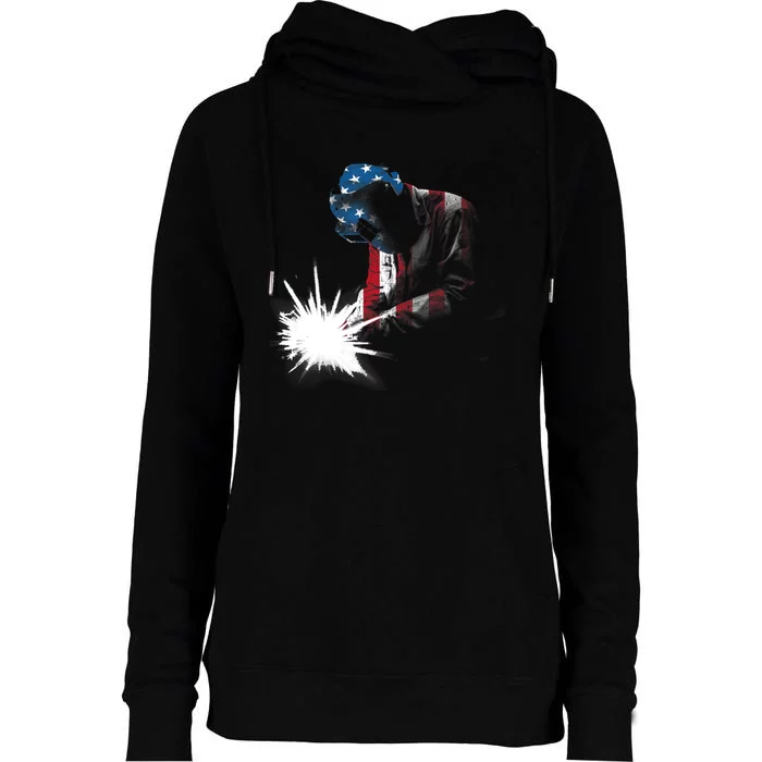 Cool Welder Design Welding Weld Metal Welder Womens Funnel Neck Pullover Hood