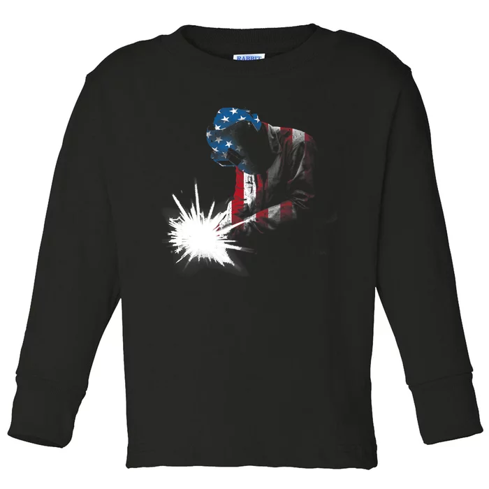 Cool Welder Design Welding Weld Metal Welder Toddler Long Sleeve Shirt