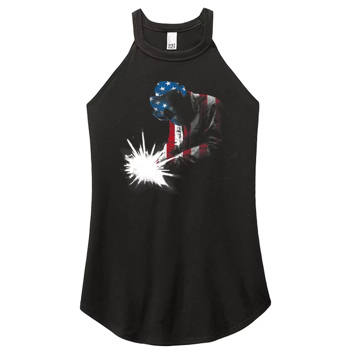 Cool Welder Design Welding Weld Metal Welder Women’s Perfect Tri Rocker Tank