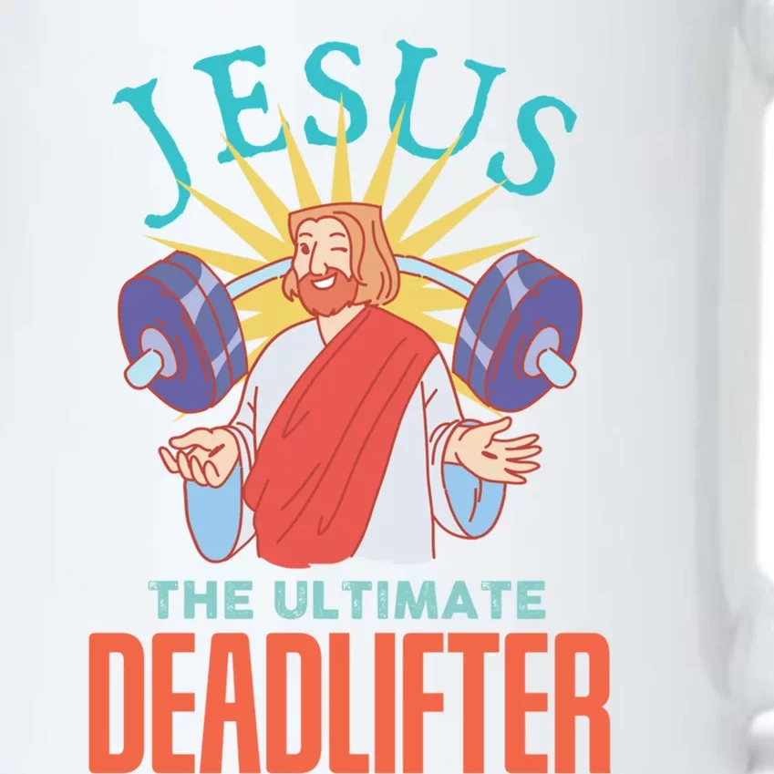 Christian Workout Deadlifter Gift Black Color Changing Mug