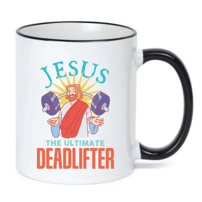 Christian Workout Deadlifter Gift Black Color Changing Mug