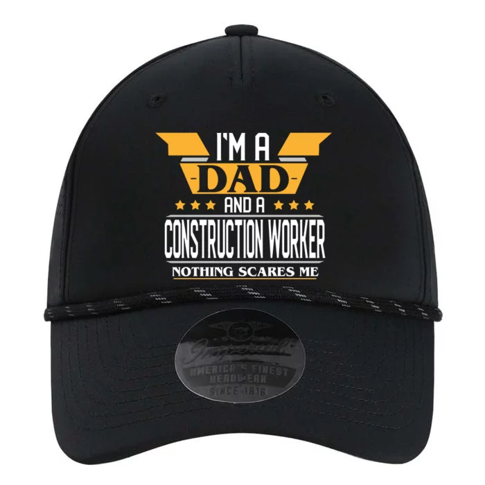 Construction Worker Dad Gift For Fathers Day Performance The Dyno Cap