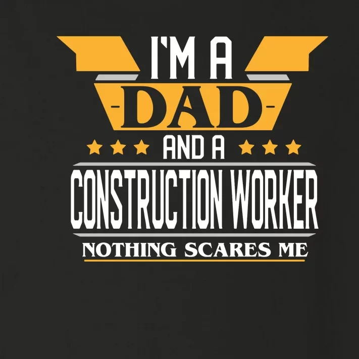 Construction Worker Dad Gift For Fathers Day Toddler Long Sleeve Shirt